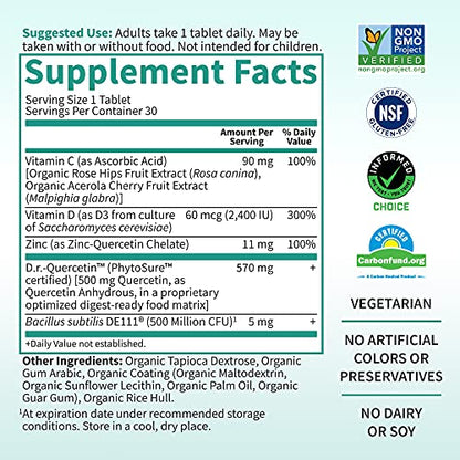 Garden of Life Quercetin Once Daily Immune System Support