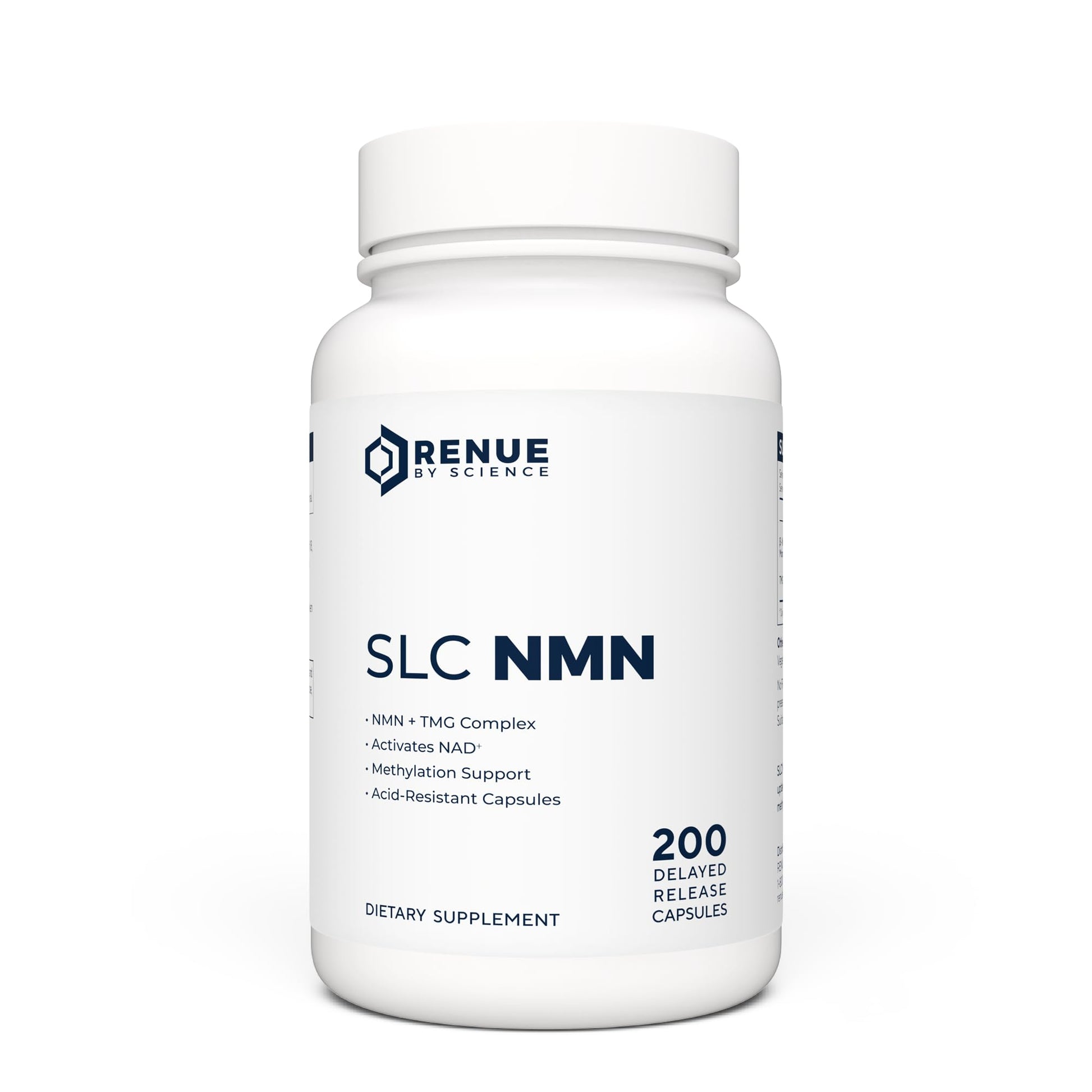 Renue By Science NMN Supplement | 200 SLC Enteric Capsules - 250mg Nicotinamide Mononucleotide per Serving | Delayed Release for Increased Absorption | Manufactured in The USA Renue By ScienceBuy Supplements Australia