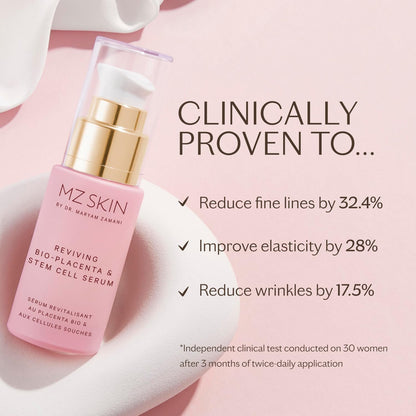 MZ SKIN Reviving Bio-Placenta & Stem Cell Serum, Night Treatment for Powerful Rejuvenation, With Peptides, Squalane & Hyaluronic Acid, Perfect For Anti-Aging, Wrinkles & Fine Lines, 1.01 fl oz MZ SKIN BY MARYAM ZAMANI MD buy supplements Au