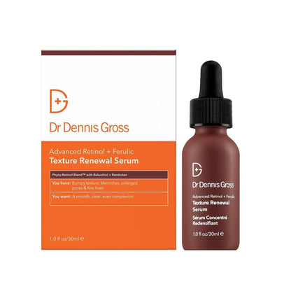 Dr. Dennis Gross Advanced Retinol + Ferulic Texture Renewal Serum – Anti-Aging Formula to Smooth Texture, Boost Radiance, and Minimize Fine Lines & Wrinkles, 1 oz Dr Dennis Gross buy supplements Au