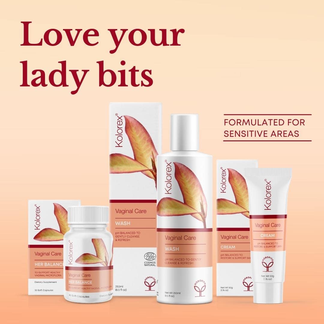 Kolorex® Vaginal CareCream, Natural Herbs soothes Intimate Areas, Replenish Sensitive Skin. KolorexBuy Supplements Australia