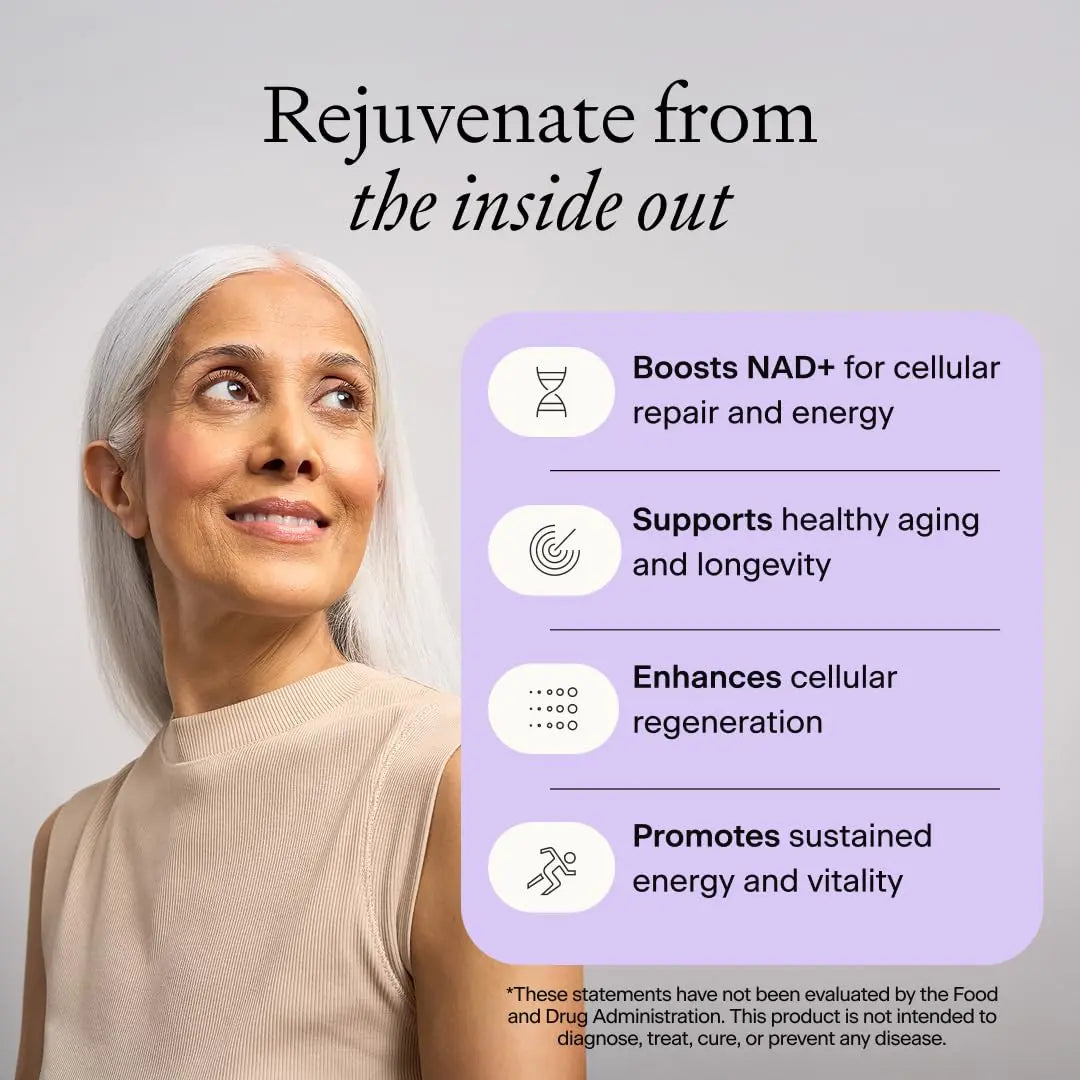 OMRE NMN + Resveratrol Supplement 99% Purity for Cellular Energy, NAD+ Boost | Highly Bioavailable Nicotinamide Mononucleotide Supplement Resveratrol 500mg & NMN 500mg, Made in USA, 60 Capsules OMREBuy Supplements Australia