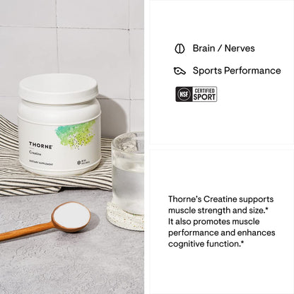 THORNE Creatine - Creatine Monohydrate, Amino Acid Powder - Support Muscles THORNEBuy Supplements Australia