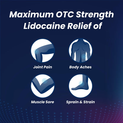 Sumifun 4% Lidocaine Patches Maximum Strength - Pain Relieving Gel Patch for Muscle Soreness, Back Ache, Knee, Neck & Joint Pains - Topical Analgesic (Large, Count, 17) SumifunBuy Supplements Australia