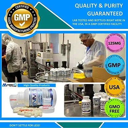 MAAC10 NMN Supplement Real Nicotinamide Mononucleotide (NMN 125mg Capsules). The Most Powerful NAD+ Precursor More Stable Than Riboside. We use 99% Pure Pharmaceutical Grade Stabilized NMN (30 Count) MAAC10Buy Supplements Australia