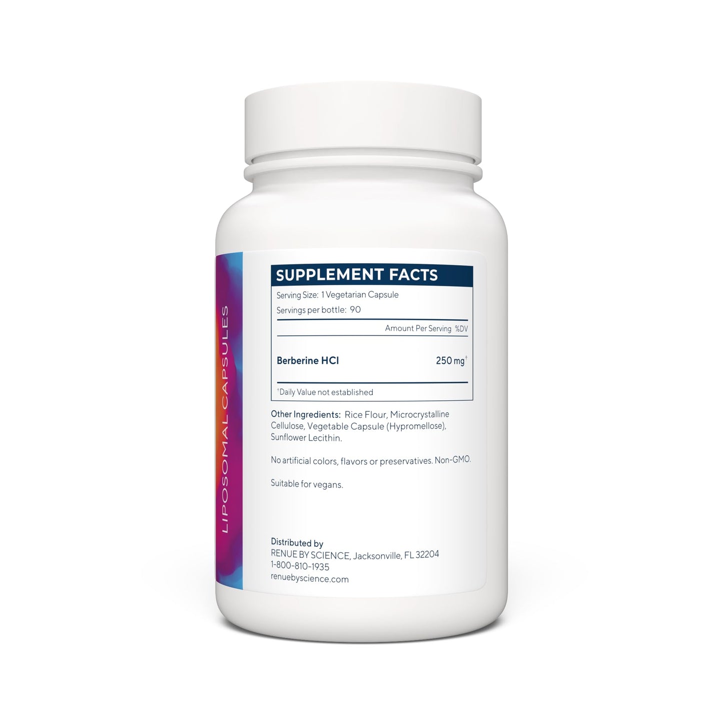 Renue By Science Berberine | 90 Berberine Supplement Capsules - 250mg Berberine per Serving | Bioavailable Formula for Increased Absorption | Non-GMO & Allergen Free | Manufactured in The USA Renue By ScienceBuy Supplements Australia