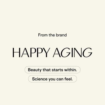 Happy Aging Marine Collagen Peptides Glow Shot 10,000mg - Liquid Collagen for Women with Liposomal Delivery - Promotes Skin Hydration, Elasticity & Radiance - Supports Hair & Nails, 10 Shots Happy AgingBuy Supplements Australia