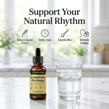 Lymphoria Lymphatic Drainage Drops, Lymphatic System Support, Immune System, Natural Herbal Blends, Vegan & Non-GMO Olavita Serum buy supplements Au