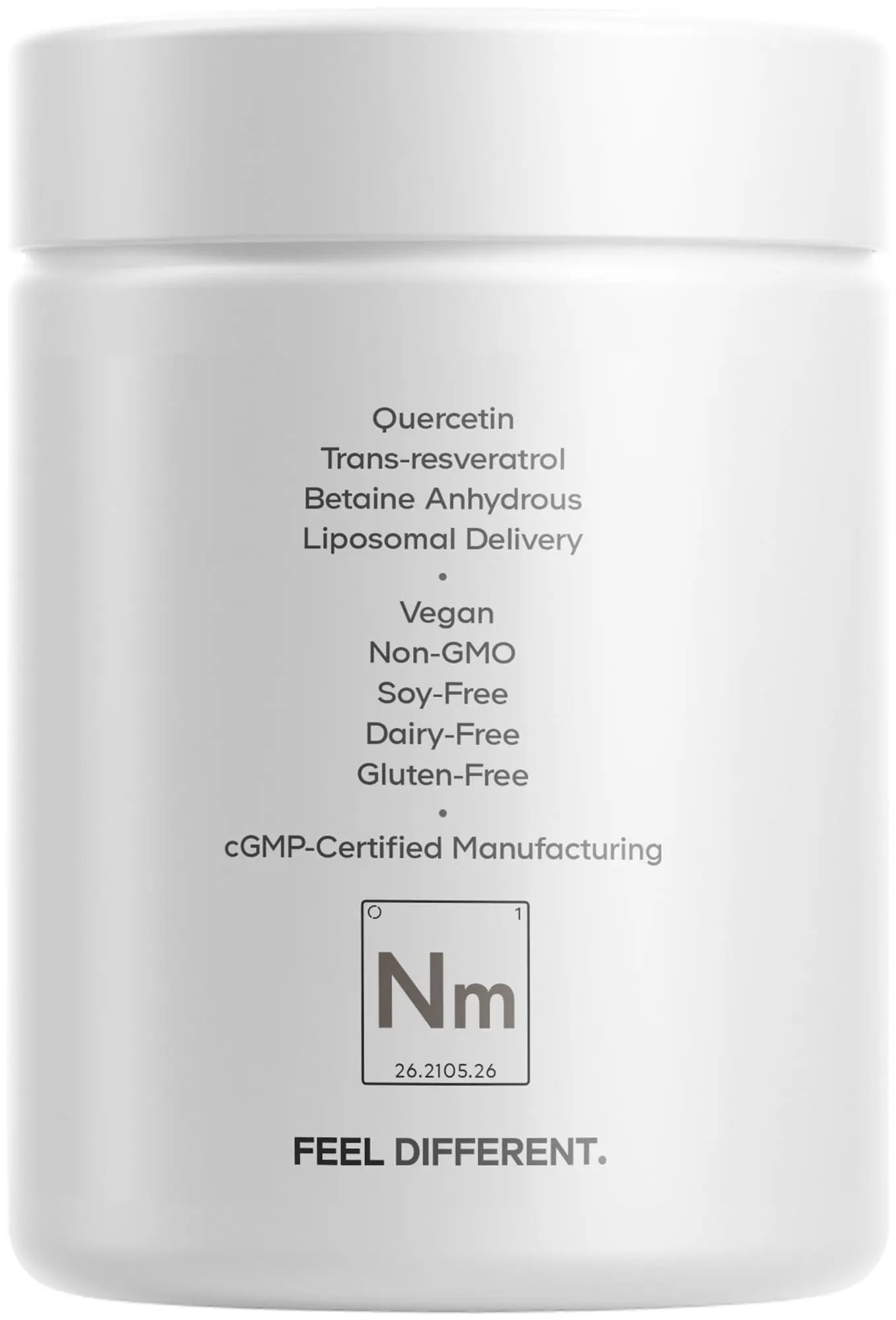 Codeage Liposomal NMN Platinum - 500 mg NMN Supplement, Nicotinamide Mononucleotide, NAD Precursor - Quercetin, Resveratrol, Betaine TMG, Vitamin B2 Riboflavin & Vitamin B12 - Non-GMO - 90 Capsules CodeageBuy Supplements Australia