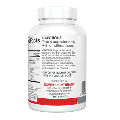 Silver Fern Cleanse - Daily Gut - 1 Bottle - 120 Capsules - 30 Day Supply - Immunoglobulin G, A & M -(IgG, IGA, IgM) - Postbiotic Silver FernBuy Supplements Australia