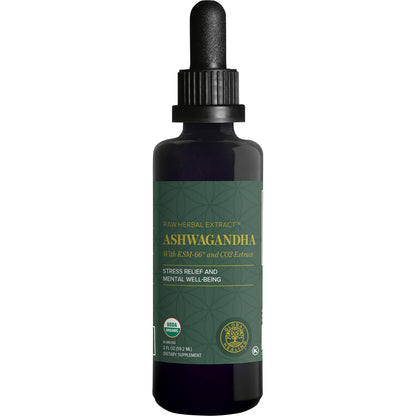 Global Healing Center - Organic Ashwagandha Supplements Drops - KSM-66 Ashwagandha Extra Strength for Men & Women, Helps Promote Relief from Stress, Mood Support, Organic (2 Fl Oz) Global Healing CenterBuy Supplements Australia