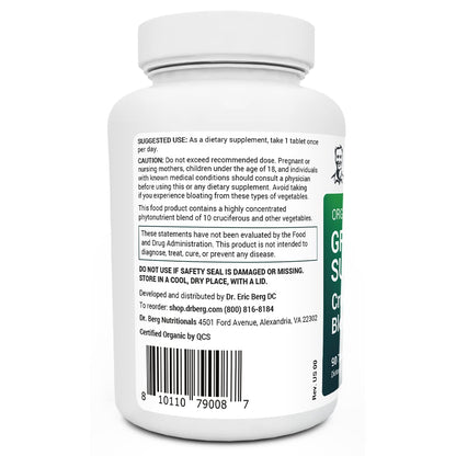 Dr. Berg's Greens Superfood Cruciferous Vegetable Tablets - Vegetable Supplements Dr. Berg NutritionalsBuy Supplements Australia