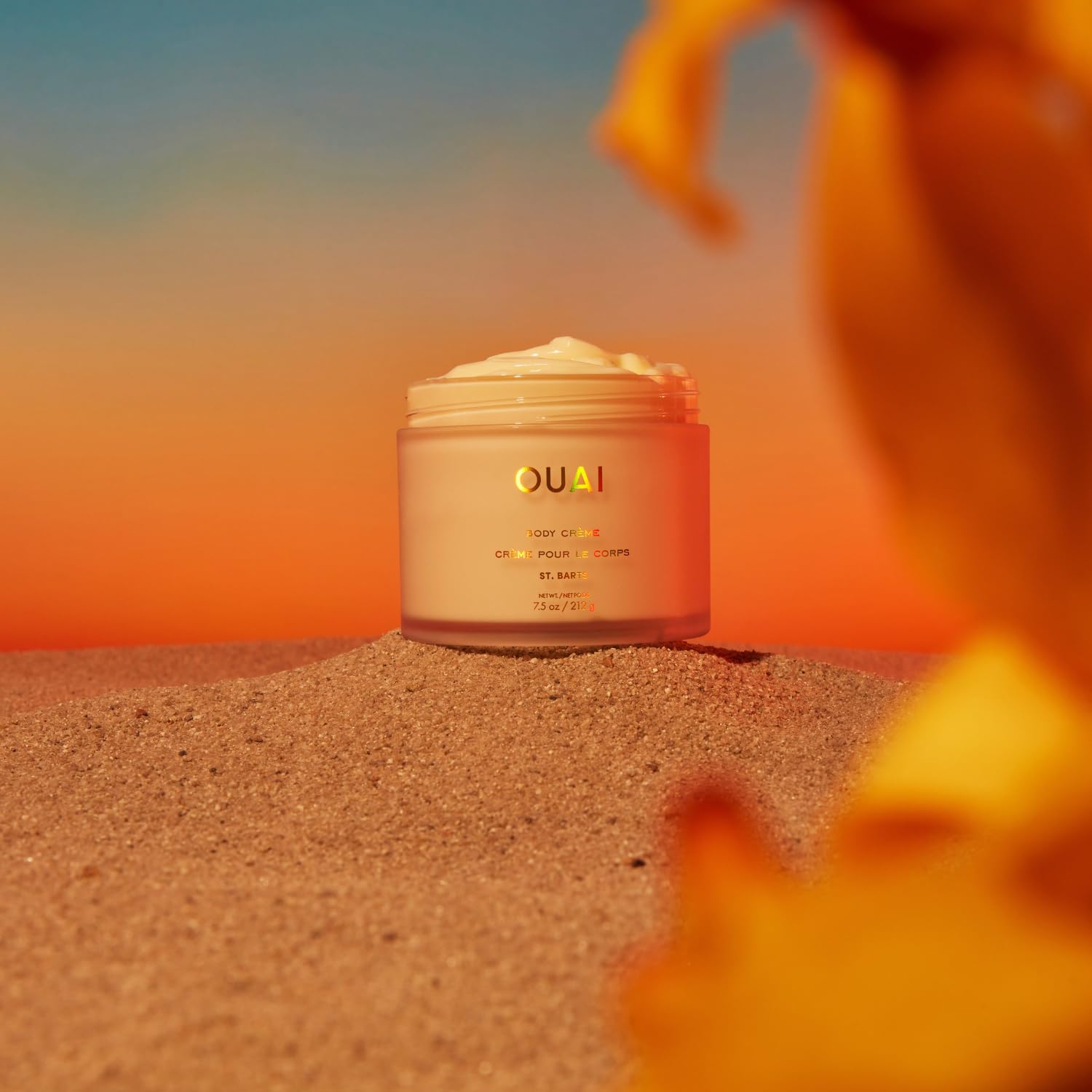 OUAI Body Cream, St. Barts - Hydrating Whipped Body Cream with Cupuaçu Butter, Coconut Oil and Squalane - Softens Skin and Delivers Healthy-Looking Glow - Sulfate-Free Skin Care (7.5 Oz) OUAIBuy Supplements Australia