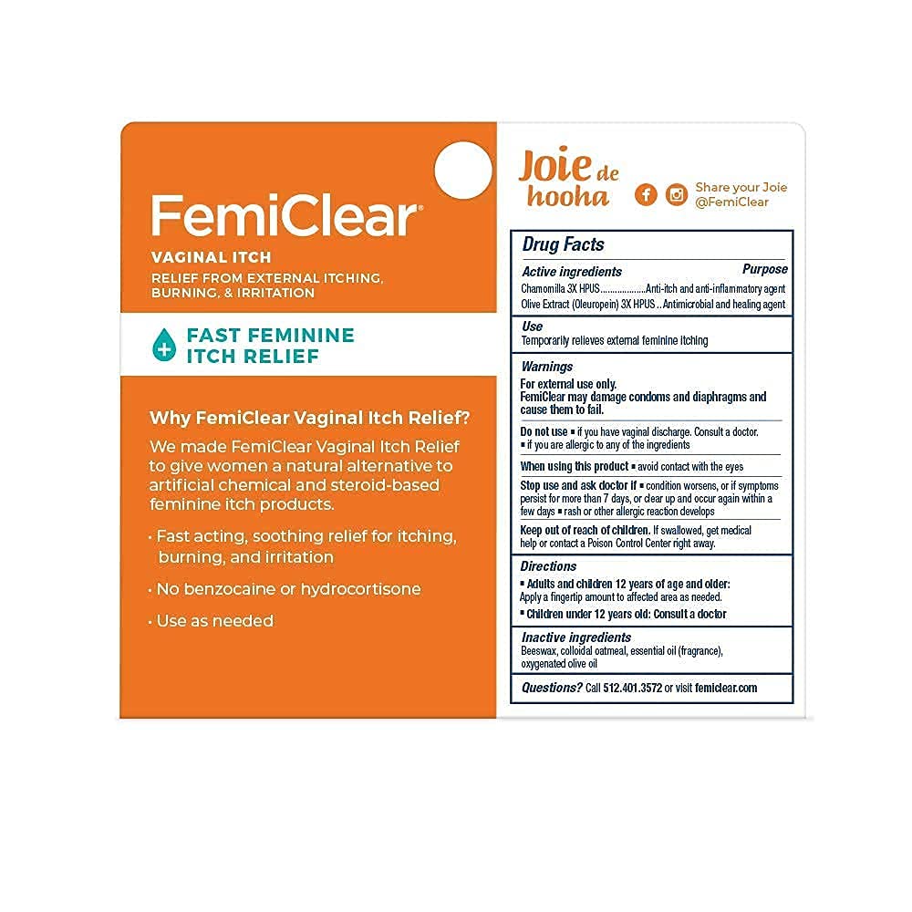 FemiClear 1-Day Yeast Infection Treatment & Vaginal Itch Relief Ointment - Fast Relief Bundle (Pack of 2) FemiClearBuy Supplements Australia