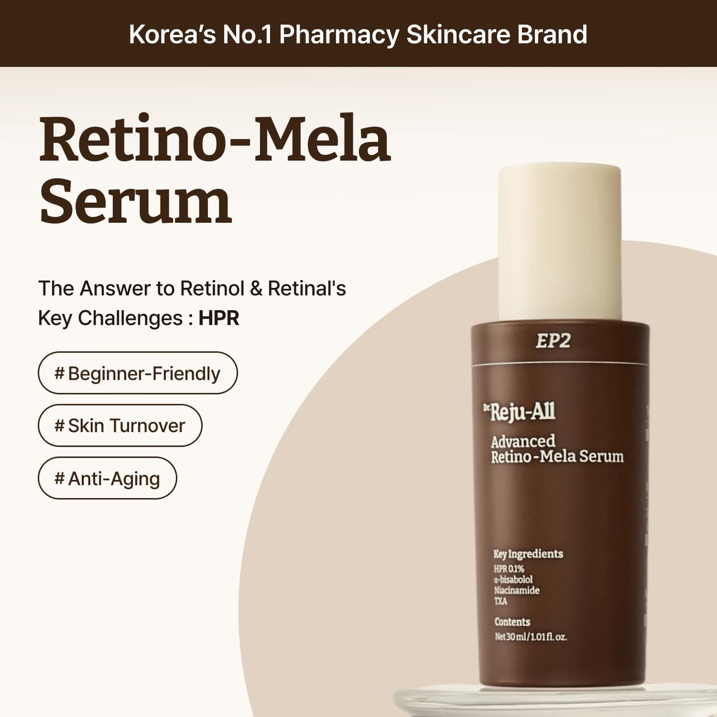 Dr.Reju-All Repair & Tone Duo: Advanced PDRN Rejuvenating Cream + Advanced Retino-Mela Serum - Face Moisturizer & Retinol Serum for Firming & Smooth Skin, Korean Pharmacy Anti-Aging Skin Care Dr.Reju-All buy supplements Au