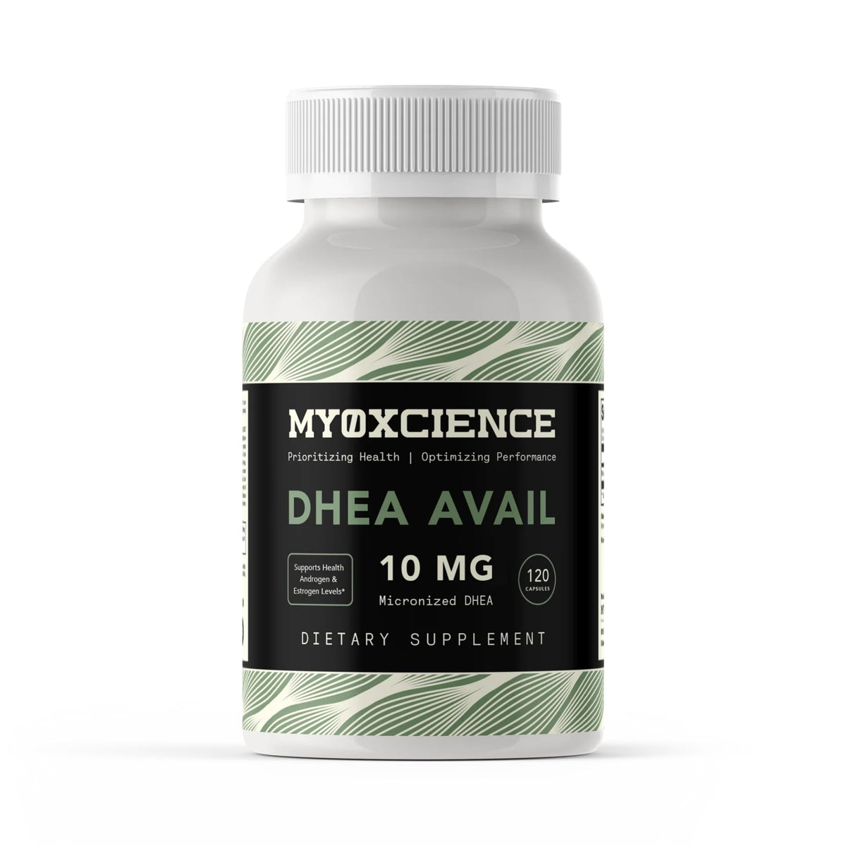 MYOXCIENCE DHEA Avail | Absorption Enhanced DHEA | 10mg, 120 Servings MYOXCIENCE buy supplements Au