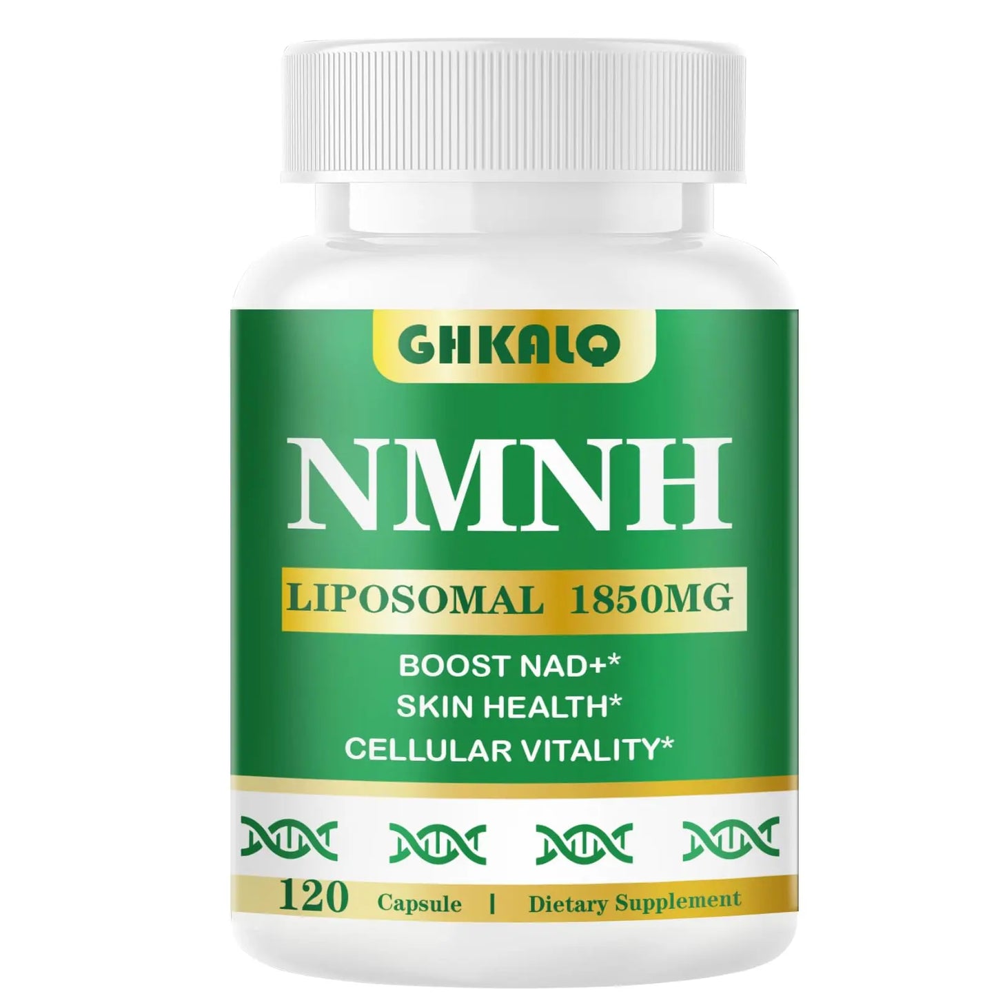 GHKALQ NMNH Supplement 1000mg,Liposomal Pure Nicotinamide Mononucleotide,Boost NAD Level with Resveratrol & Nicotinamide Riboside NR,High Absorption,for Cellular,Energy,Non-GMO,Vegan,120 Capsules GHKALQBuy Supplements Australia