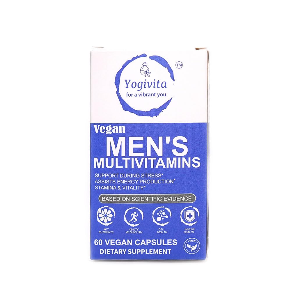 Yogivita Men’s Multivitamin – Complete Wellness, Energy & Immunity Support – Vegan, Gluten-Free, 60 Capsules YogivitaBuy Supplements Australia