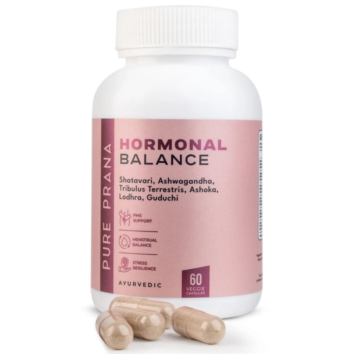 Pure Prana Ayurvedic Hormone Balance for Women - Shatavari & Ashwagandha Supplement for PMS Relief & Menstrual Support - Menopause, Perimenopause & Cortisol Support - 60 Capsules Pure PranaBuy Supplements Australia