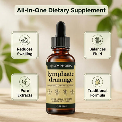 Lymphoria Lymphatic Drainage Drops, Lymphatic System Support, Immune System, Vegan & Non-GMO, Natural Herbal Blends(59ML/2FL.OZ) 2 tebazoew buy supplements Au