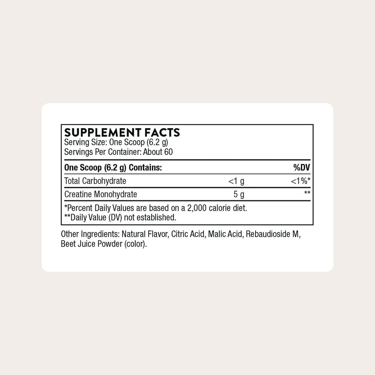 THORNE Creatine - Micronized Creatine Monohydrate Powder - Support for Muscles & Cognitive Function* - for Women & Men - Strawberry - NSF Certified for Sport - 5 g per Serving - 60 Servings THORNEBuy Supplements Australia
