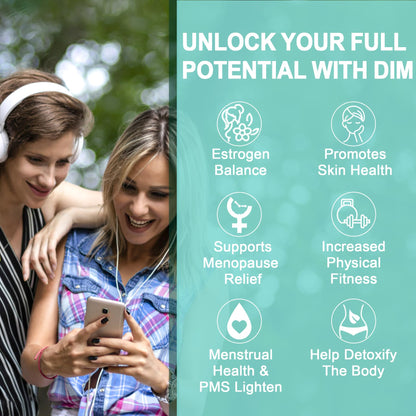 DIM Supplement Women 400mg, Estrogen Supplement for Women, Sugar Free DIM Gummies for Men & Women w/ Biotin, Flaxseed Oil, Burdock, Calendula, BioPerine for Hormone Balance, Menopause & Prostate 60Cts EnvyDealBuy Supplements Australia