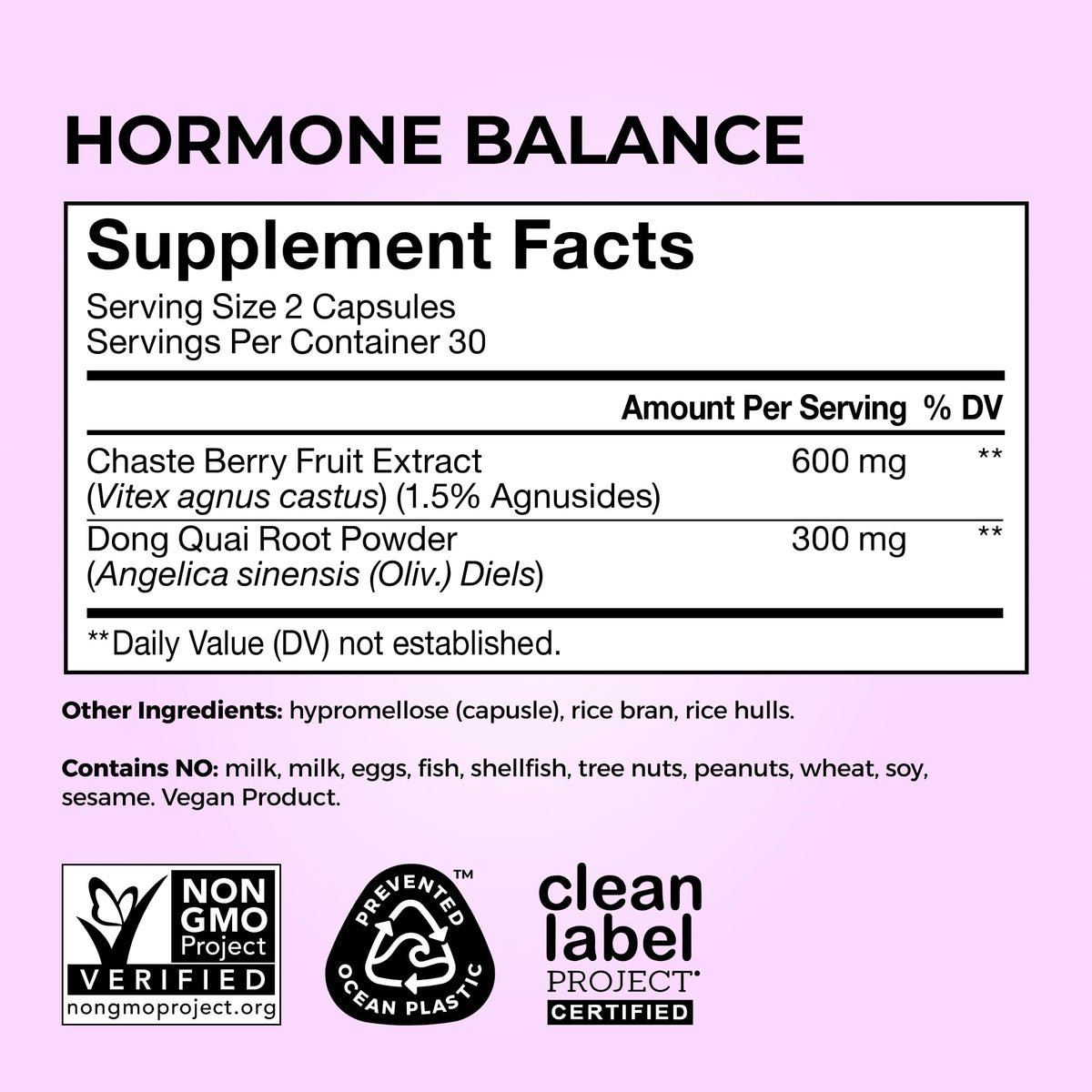 HUM Hormone Balance for Women, Supplement for Women's Health with Chasteberry & Dong Quai, Support for PMS Symptoms, Cramps, Irritability, Hormonal Balance, Monthly Support, 60 Capsules HUMBuy Supplements Australia