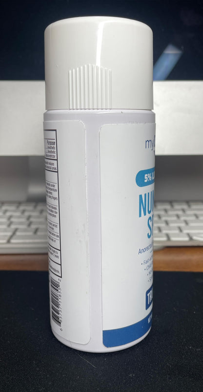 Myderm Medical Numbing Spray - 4.5oz - Maximum Strength 5% Lidocaine with Phenylephrine HCl and Witch Hazel - Fast-Acting Reliever with A Touch-Free Application - First Aid Supplies - Made in USA MydermBuy Supplements Australia