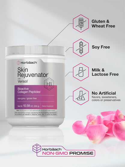 Horbäach Skin Rejuvenator with Verisol 10.58 oz | Bioactive Collagen Peptide Powder | Types I and III | Non GMO, Gluten Free Supplement HorbäachBuy Supplements Australia