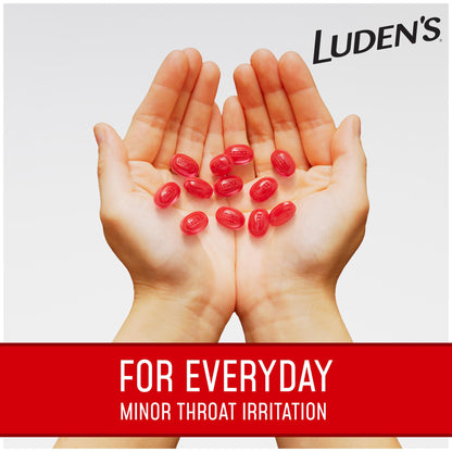 Luden's Sore Throat Relief Lozenges for Minor Everyday Irritation & Dry Mouth, Wild Cherry Flavored Drops, 30 Count Luden's buy supplements Au