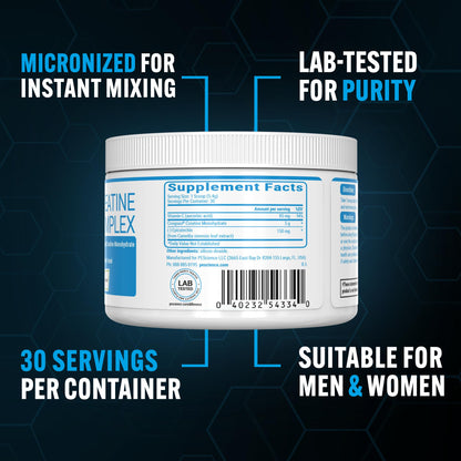 PEScience TruCreatine+ Creatine Monohydrate Powder Plus Epicatechin, Micronized Creapure Creatine for Women & Men, Supports Muscle Growth, Strength & Recovery, Cognition, 30 Servings, Unflavored PEScienceBuy Supplements Australia