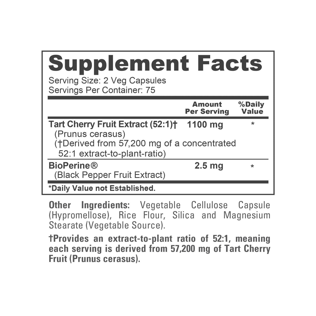 NusaPure Tart Cherry 57,200mg per Caps, 150 Count, Vegan, Non-GMO, Gluten Free NusaPureBuy Supplements Australia