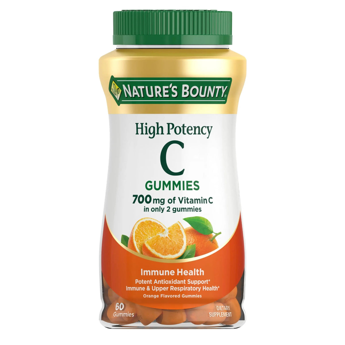 Nature’s Bounty Vitamin C Gummies 700mg, High Potency Vitamin C Chewable Gummies for Adults, Immune Support Supplement Nature's BountyBuy Supplements Australia