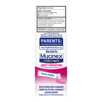 Mucinex Children's Multi-Symptom Cold Medicine, Kids Cough Medicine, Mucinex Kids Medicine/Decongestant with Dextromethorphan HBr, Guaifenesin, Phenylephrine HCl, Very Berry Flavor Liquid, 4 Fl Oz Mucinex buy supplements Au