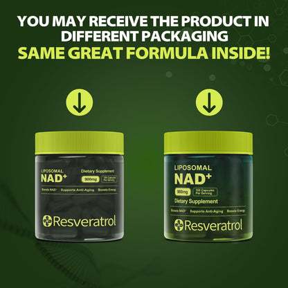 BOSNETHUINH NAD+ Supplement, NAD Nicotinamide Riboside Resveratrol, Liposomal NAD - NMNH Supplement Alternative for Anti-Aging, Mental Clarity & Cellular Energy 100 Capsules BOSNETHUINHBuy Supplements Australia