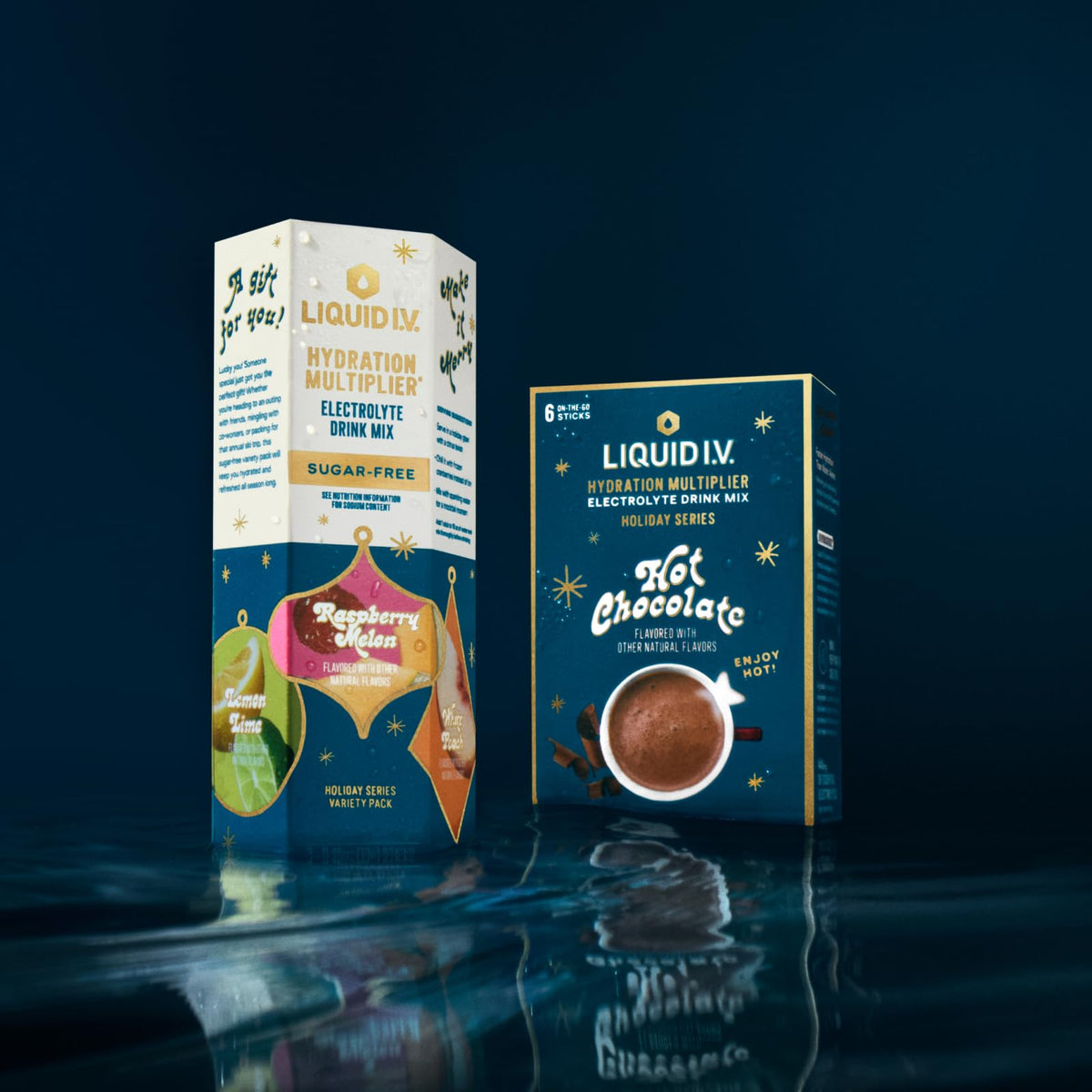 Liquid I.V.® Hydration Multiplier Hot Chocolate | Limited Edition Electrolyte Powder Drink | 2 Pack (12 Servings) Liquid I.V.Buy Supplements Australia