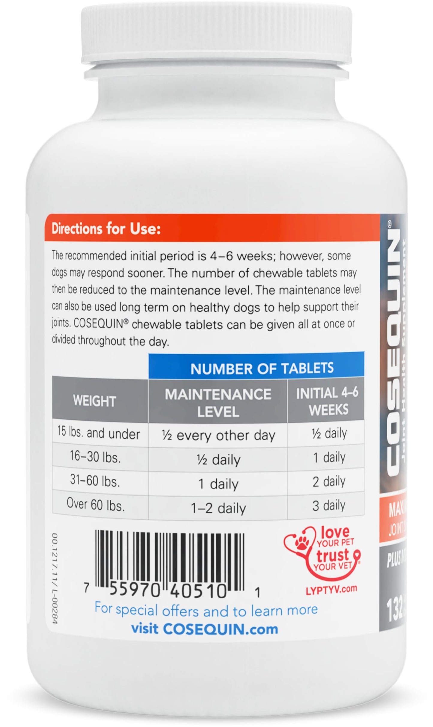 Nutramax Laboratories Cosequin Maximum Strength Joint Health Supplement for Dogs Nutramax LaboratoriesBuy Supplements Australia