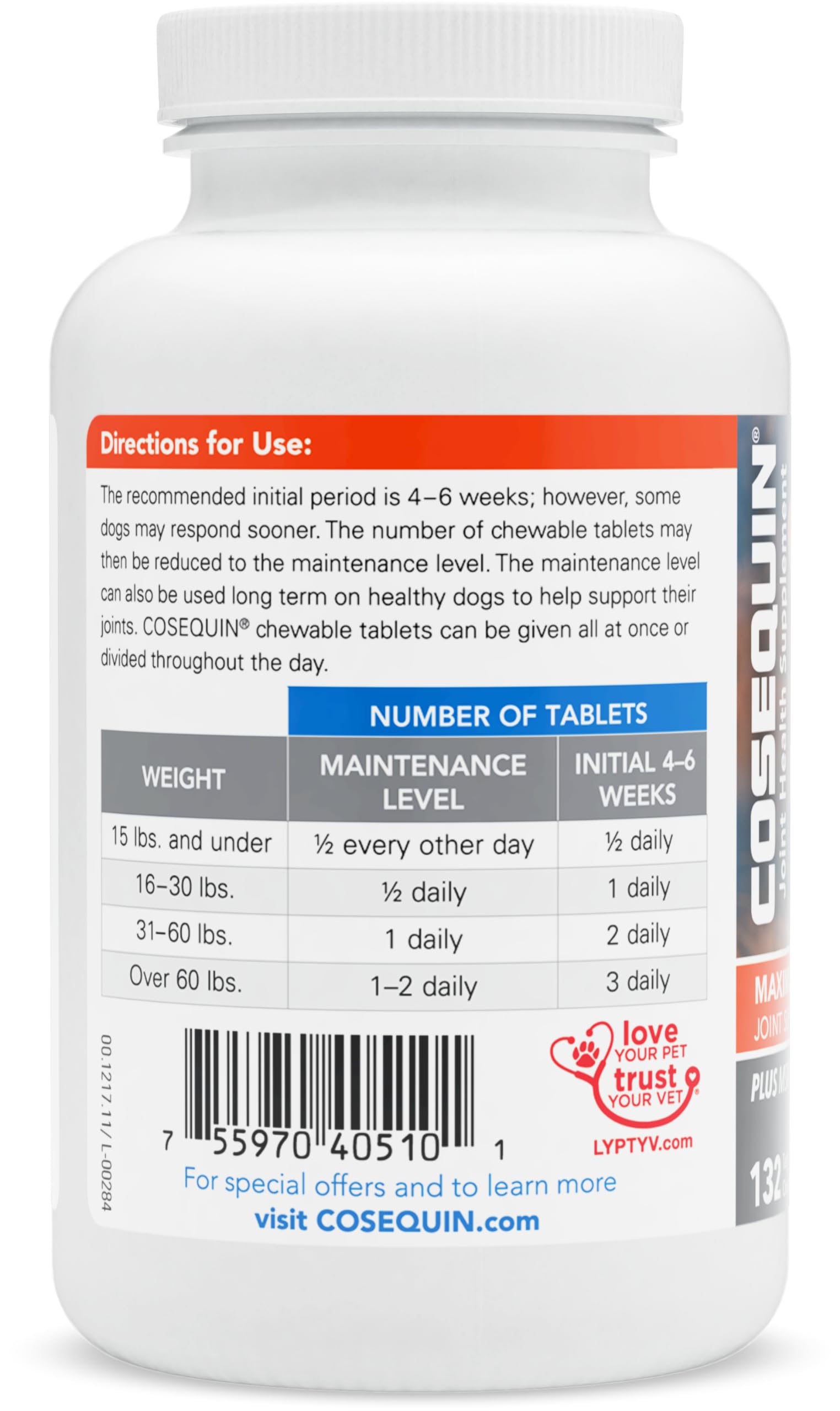 Nutramax Laboratories Cosequin Maximum Strength Joint Health Supplement for Dogs Nutramax LaboratoriesBuy Supplements Australia
