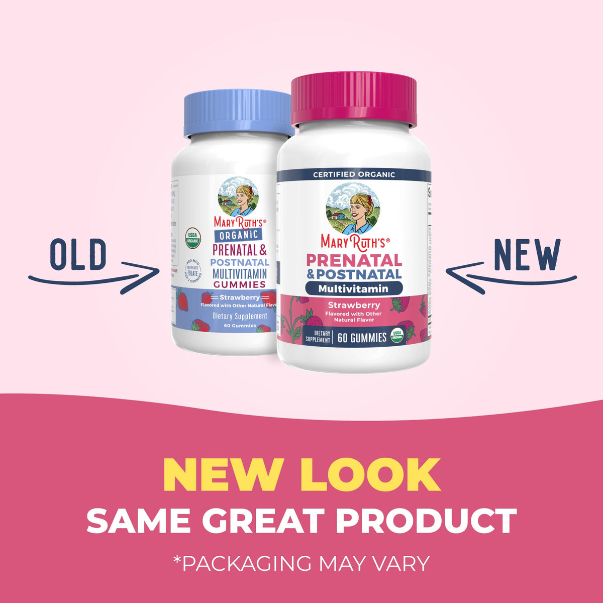 MaryRuth Organics Prenatal Vitamins for Women | USDA Organic Prenatal Gummies | Postnatal Vitamins for Women Breastfeeding | Methylfolate 800 mcg DFE | Iodine | Vegan | Non GMO | 30 Servings MARYRUTH'SBuy Supplements Australia