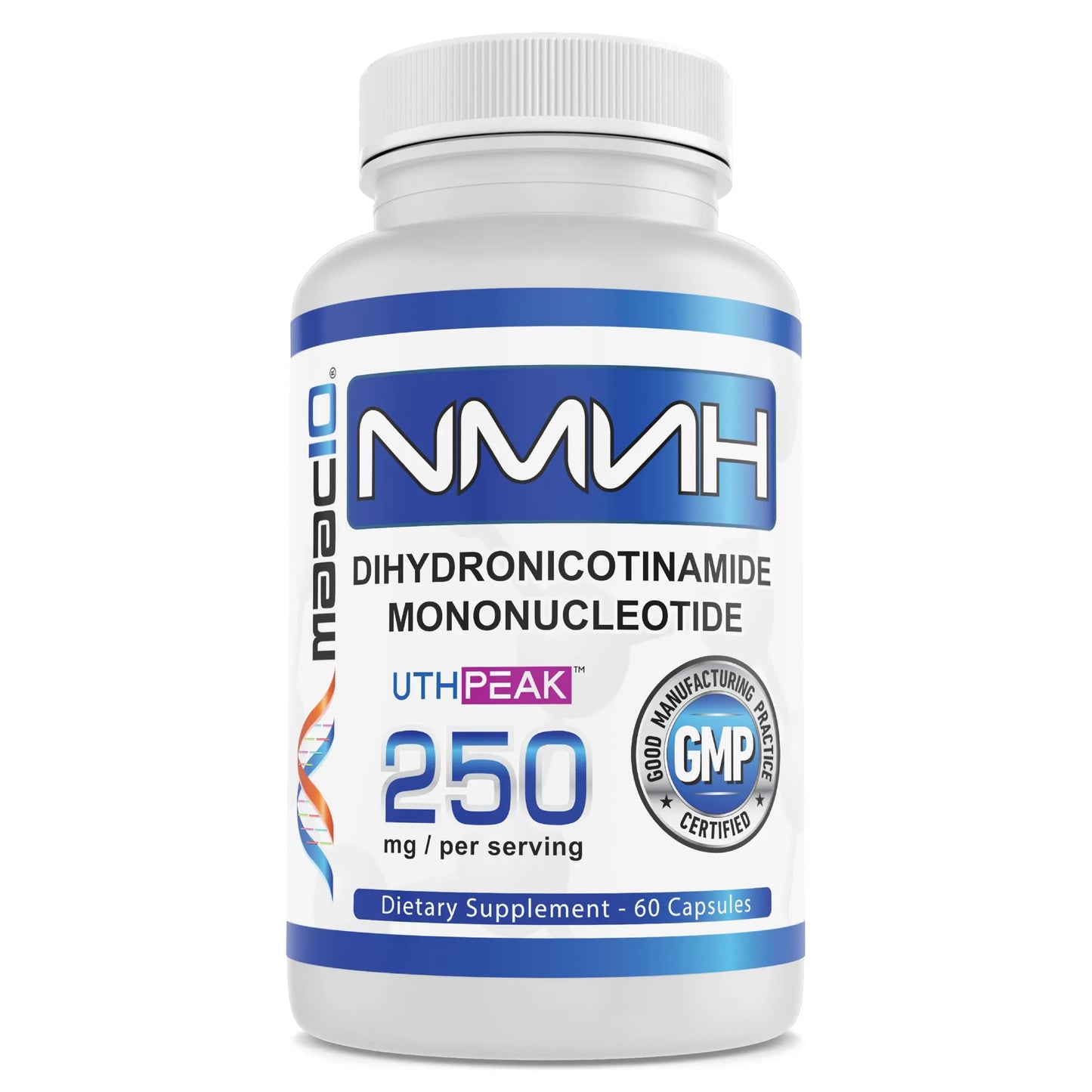 MAAC10 NMNH (NMN Supplement Alternative) 250mg Serving | Uthpeak™ NMNH (Dihydronicotinamide Mononucleotide) for Better Stability | 30-Day Supply. MAAC10Buy Supplements Australia