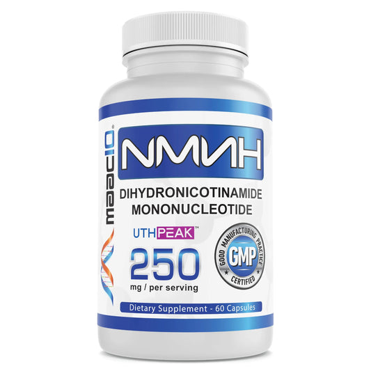 MAAC10 NMNH (NMN Supplement Alternative) 250mg Serving | Uthpeak™ NMNH (Dihydronicotinamide Mononucleotide) for Better Stability | 30-Day Supply. MAAC10Buy Supplements Australia