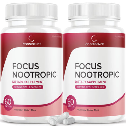 IDEAL PERFORMANCE (2 Pack) Cognigence Focus Nootropic Memory Booster Supplement Pills (120 Capsules) IDEAL PERFORMANCEBuy Supplements Australia