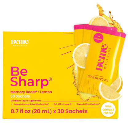 BeMe Liquid Omega 3 Fish Oil - Turmeric Curcumin, Lemon Balm Extract & Omega 3 Supplement for Women - Patented EPAX® for Quick Absorption & high bioavailability - Supports Memory & Brain Health BeMeBuy Supplements Australia