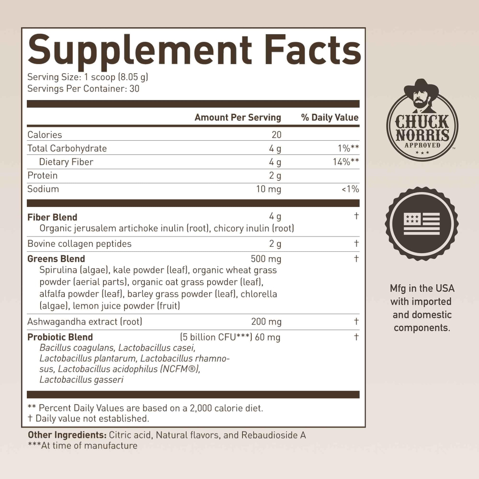 ROUNDHOUSE PROVISION Morning Kick, Powder Supplement for Healthy Digestion, Energy Levels, and Overall Wellness, 30 Servings (9.1 Ounce (Pack of 1), Watermelon Mint) ROUNDHOUSE PROVISIONBuy Supplements Australia