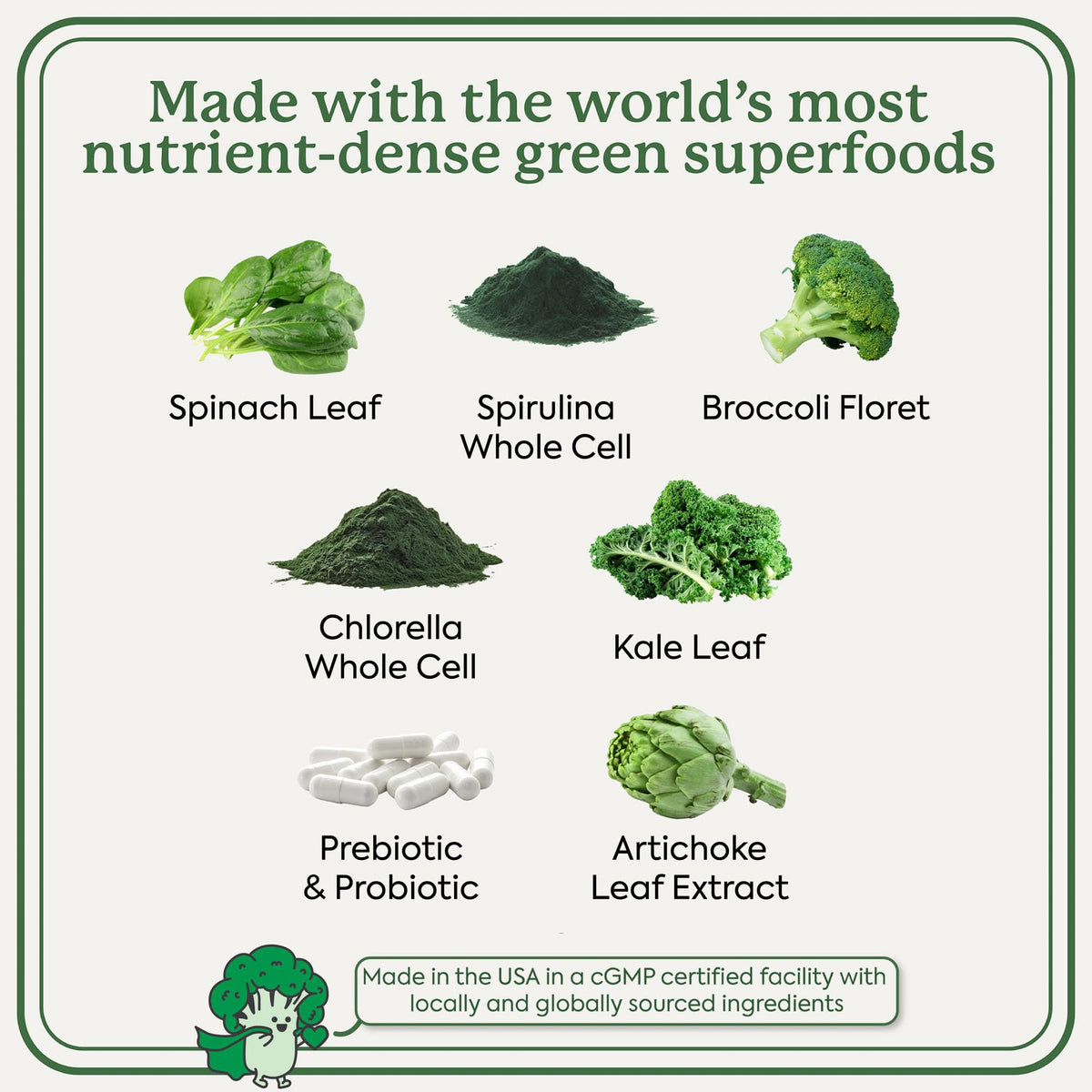 WonderGreens Kids Super Veggie Gummies – Sugar-Free, Allergen-Free Multivitamin for Picky Eaters with Probiotics
