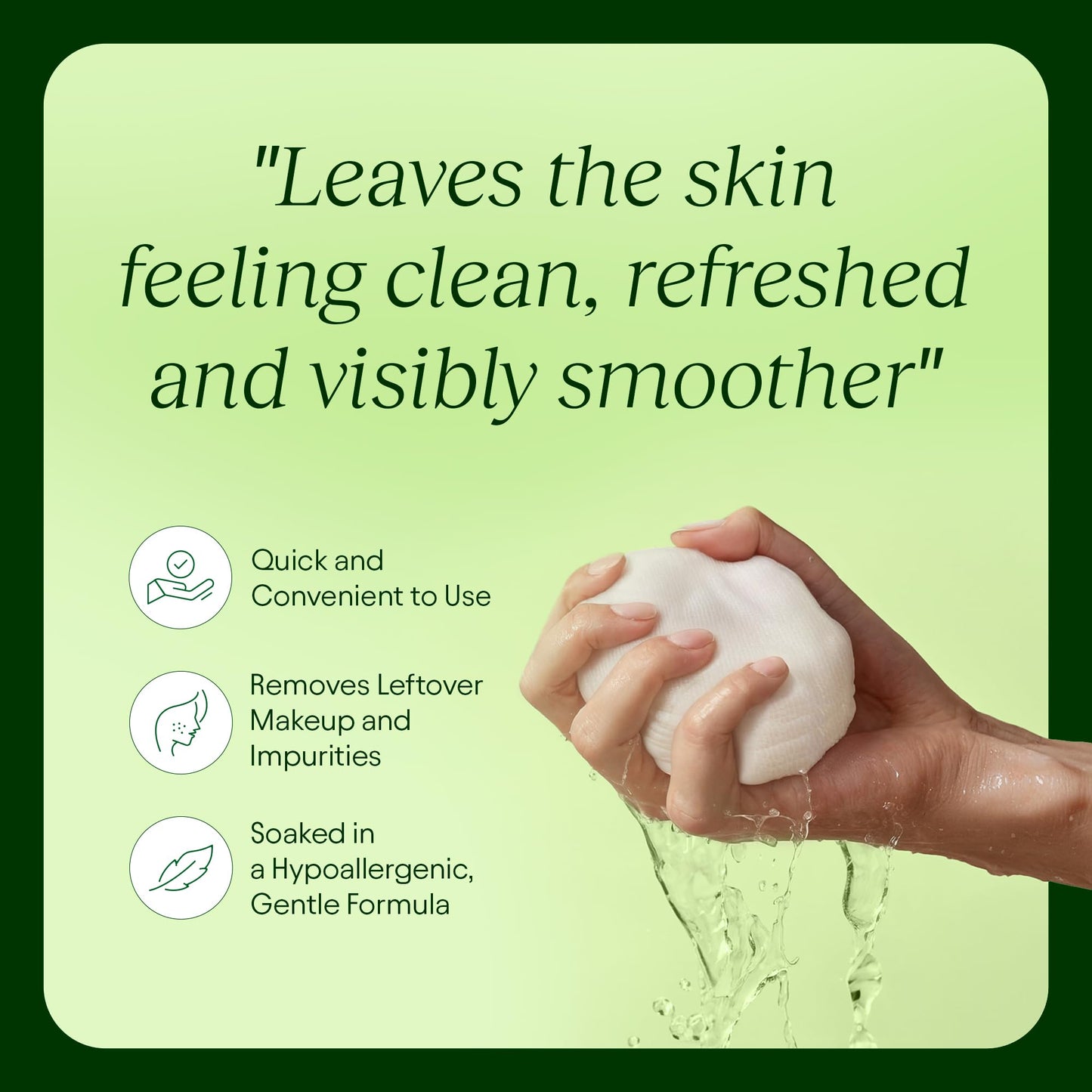 JiYu Toning Polish Pads - Korean Skincare for Dark Spots, Wrinkles & Dull Skin - Hydrating Facial