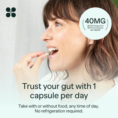 MIOME IB-PRO Bacillus Coagulans Probiotic - 2-1 Lactospore & Unique is-2 for Occasional Constipation, Bloating & Digestive Upset - 3rd Party Verified - 30 Capsules MIOMEBuy Supplements Australia