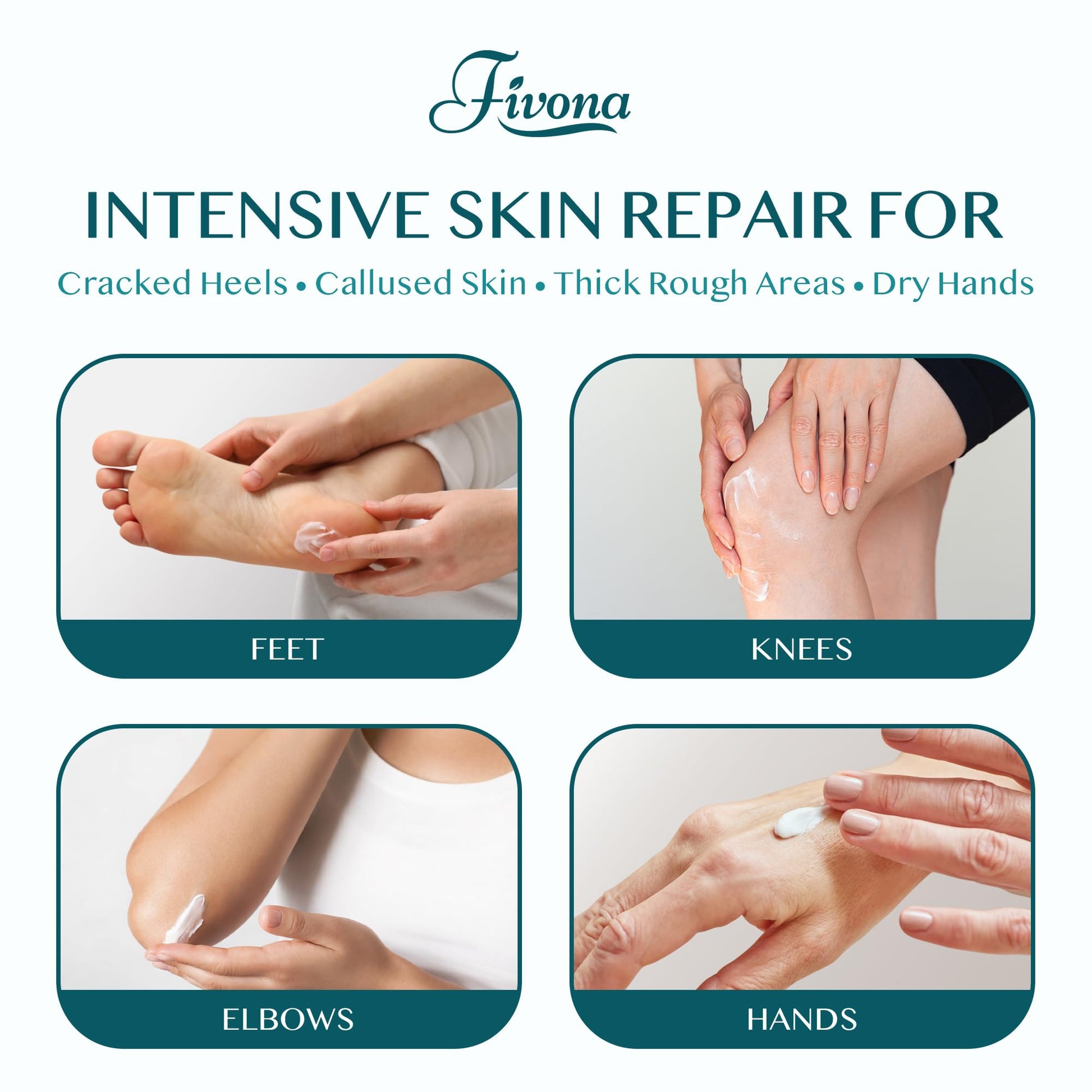 FIVONA 42% Urea Foot Cream for Thick, Rough Dry Skin - Maximum Strength Callus Softening with 2% Salicylic Acid, Tea Tree & Aloe Vera, 100g (3.5 oz) - Deep Moisturizing Foot Care FIVONA buy supplements Au