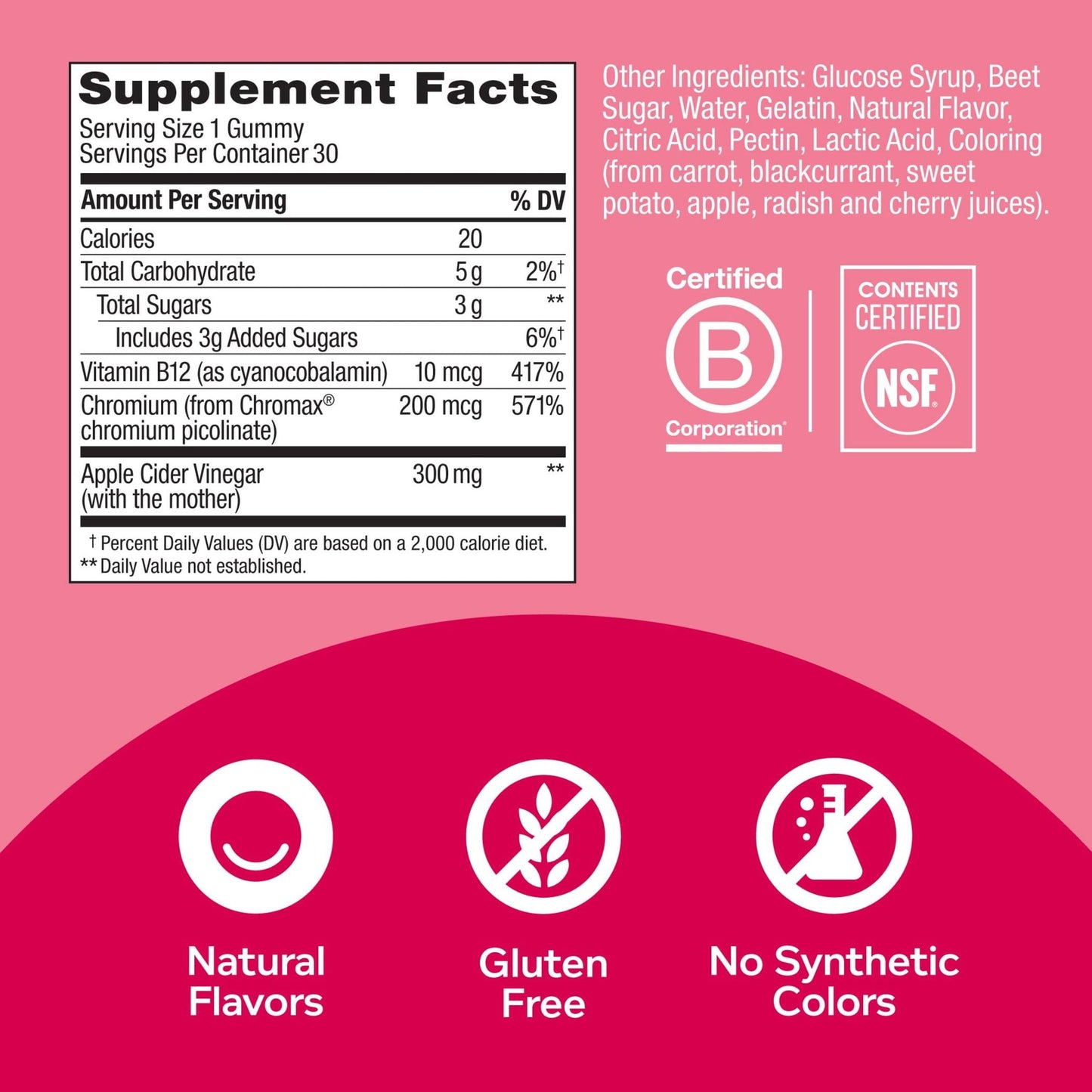 OLLY Metabolism Gummy Rings, Apple Cider Vinegar, Vitamin B12, Chromium, Energy OLLYBuy Supplements Australia