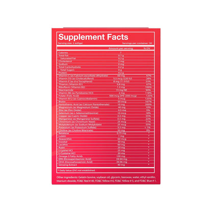 Vivioptal Active, 30 Softgels, Ginseng & Omega 3, Multivitamin & Multimineral, Gluten Free, German Formula Vivioptal VitaminsBuy Supplements Australia